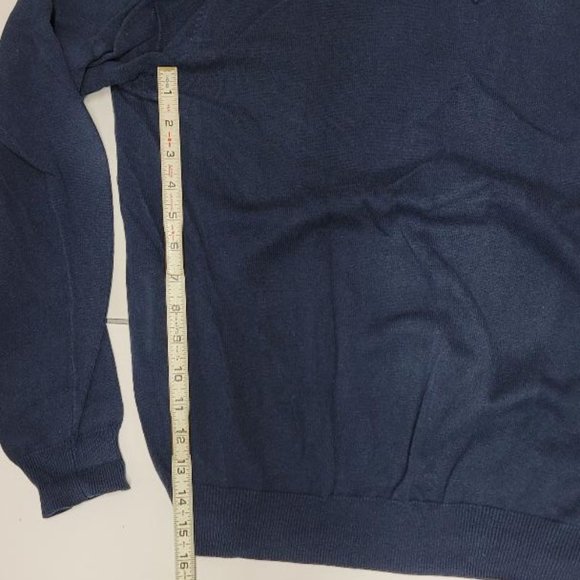 Mens John Bartlett - Concensus V-Neck Sweater -‎ Large - Blue - Picture 5 of 5